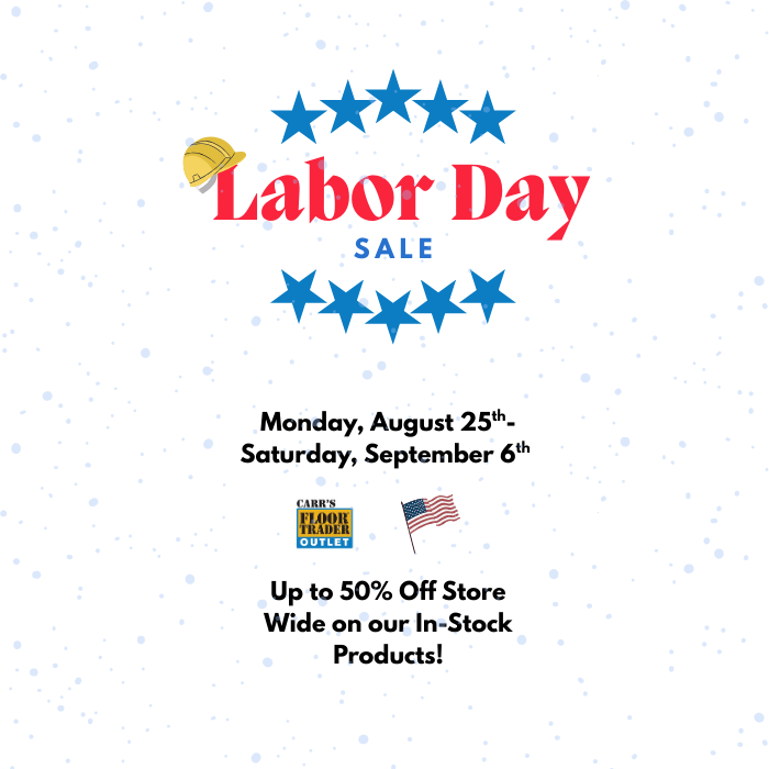 Labor Day sale! See store for details, now until Sept 6